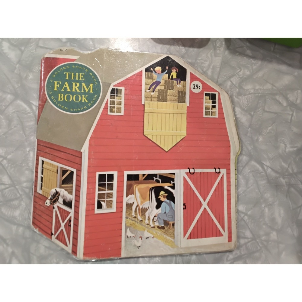 Golden Shape‎ The Farm Book Vintage Childrens Board Book
